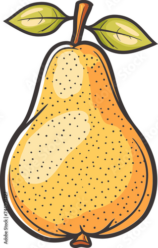 Pear Reverie Indulging in the Delightful Essence of Orchard Bliss
