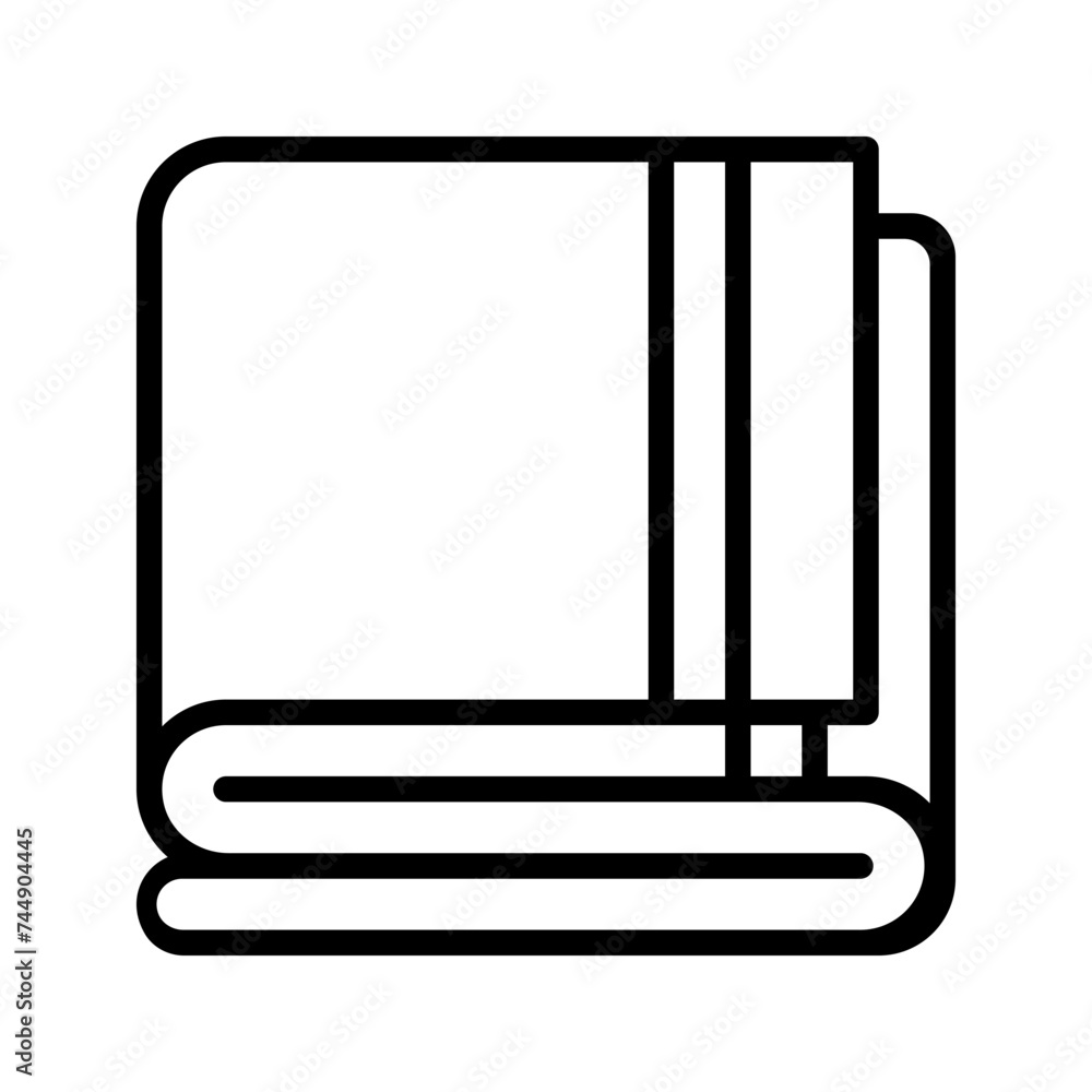 Blanket icon set style collection in line, solid, flat, flat line style on white background Blanket icon set style collection in line, solid, flat, flat line style on white background