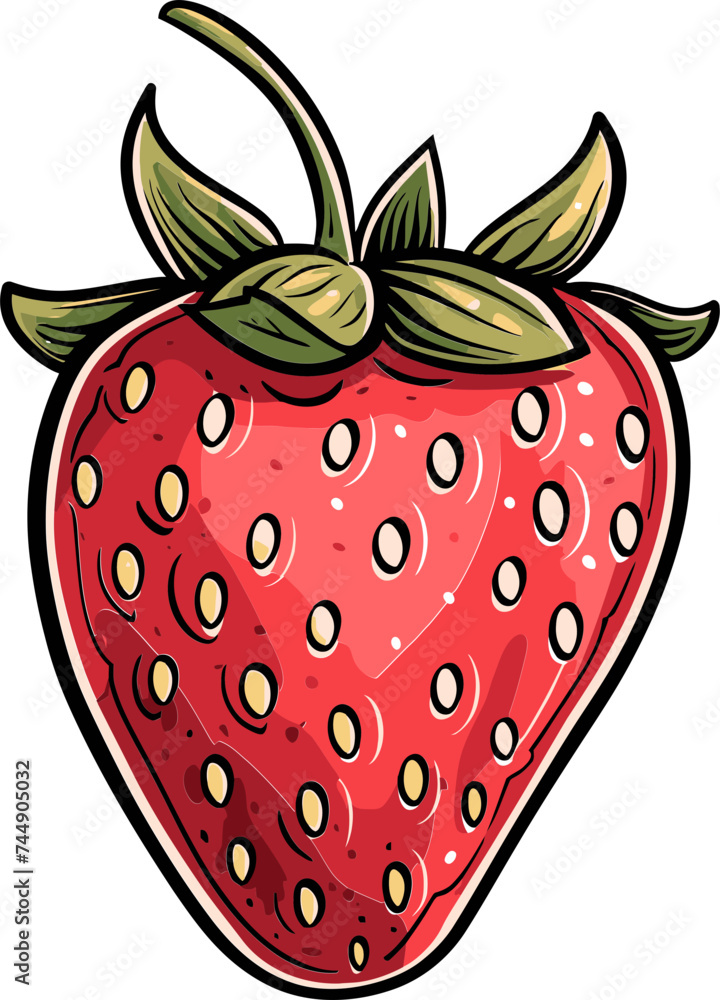 Obraz premium From Field to Table Understanding the Supply Chain Dynamics of Fresh Strawberries