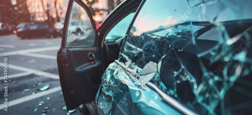 Car accident, crashes injuries, and fatalities on the common road, car safety, and driver errors.
 photo