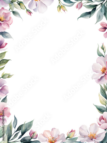 floral-frame-painted-in-watercolor-minimalist-style-flat-illustration-no-background-floating-in