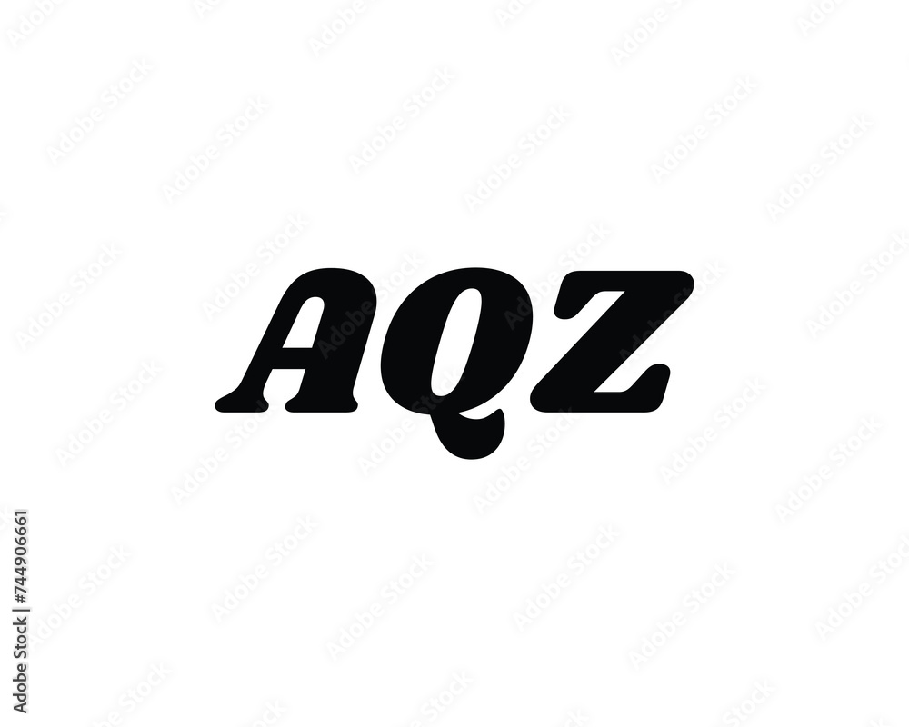 AQZ logo design vector template AQZ logo design vector template