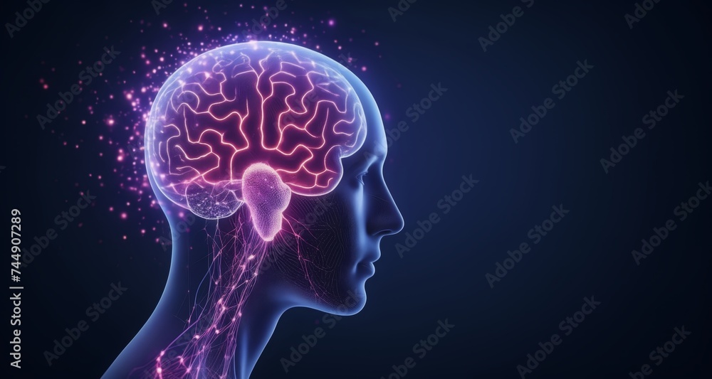 Obraz premium Exploring the depths of human cognition