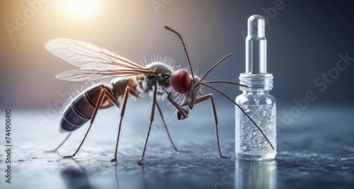  Innovative pest control - A mosquito meets its match with a modern insect repellent © vivekFx
