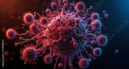  Viral Infection - A Close-Up Look at the Battle Within