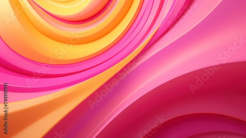 Candy Color Abstract Waves Background
