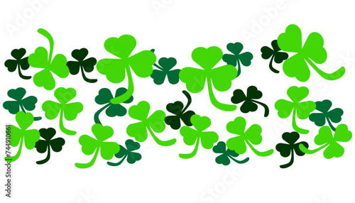 シャムロックの背景パターン