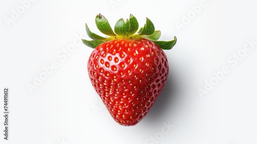 Strawberry isolated on a white background. 