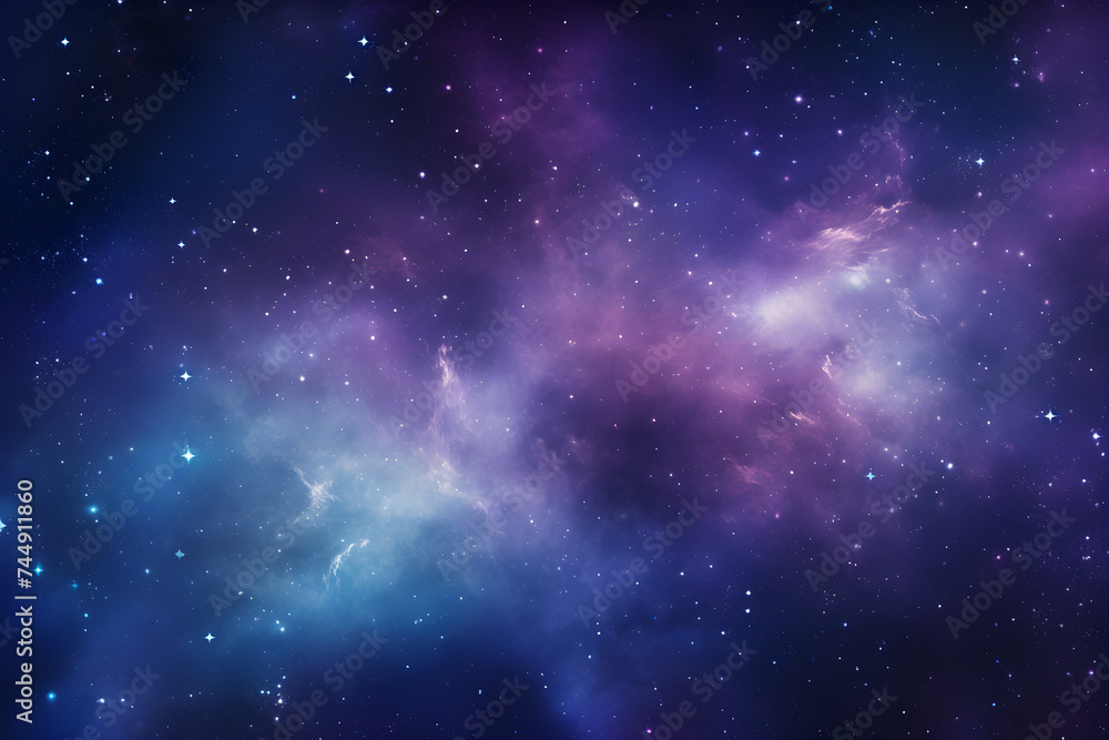 Obraz premium galaxy background with stars