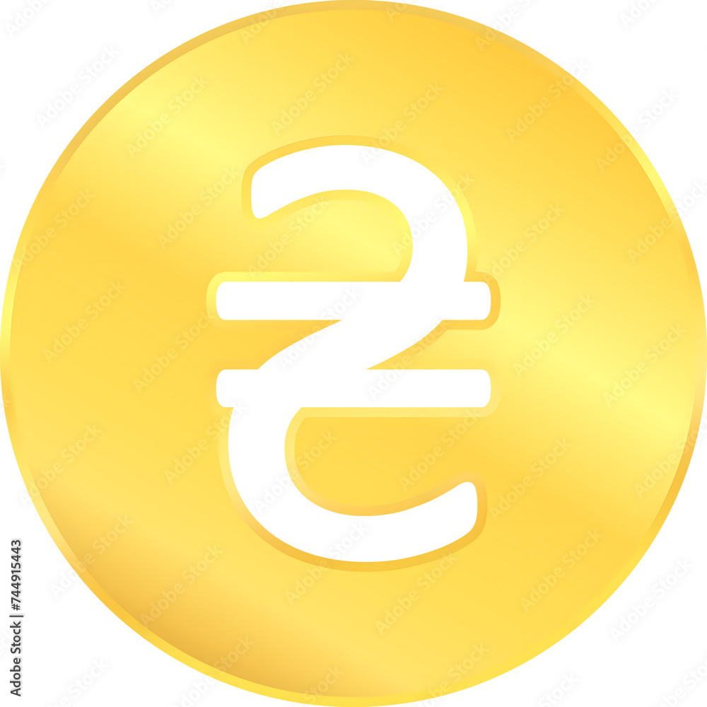 Ukrainian Hryvnia currency symbol in gold metal illustration money finance wealth concept sign Ukrainian Hryvnia currency symbol in gold metal illustration money finance wealth concept sign