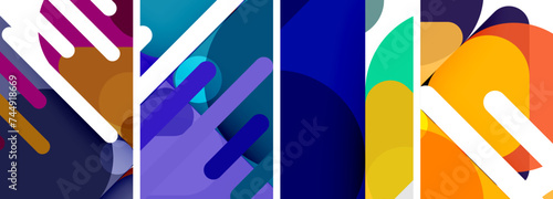 Geometric elements abstract backgrounds for wallpaper, business card, cover, poster, banner, brochure, header, website