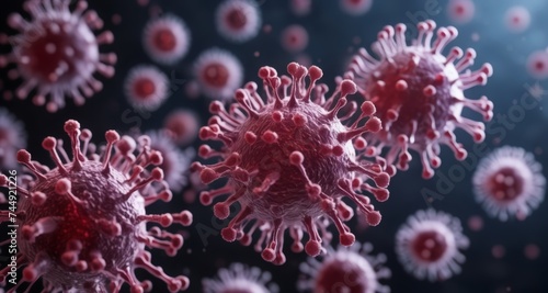  Viruses in motion - A microscopic journey through a pandemic © vivekFx
