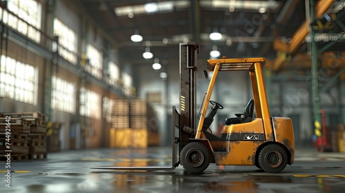 Efficient Warehouse Storage with Artificial Intelligence-Powered Forklifts © Arnolt