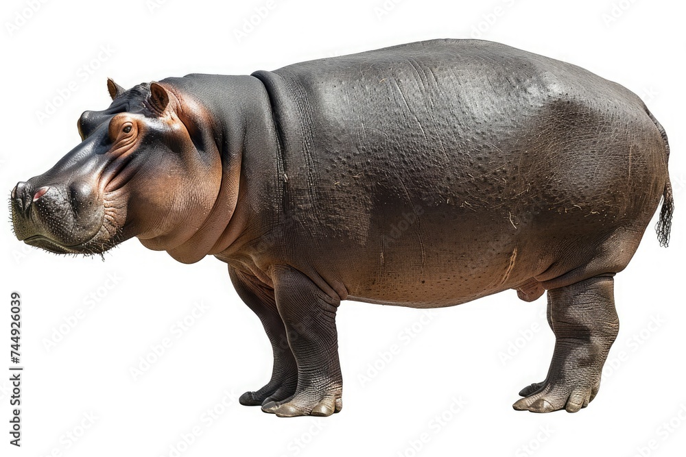 hippopotamus in water isolated hippopotamus in water isolated