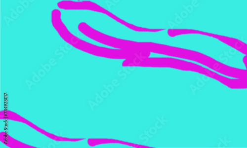 Pink drops on a blue background, art concept illustration