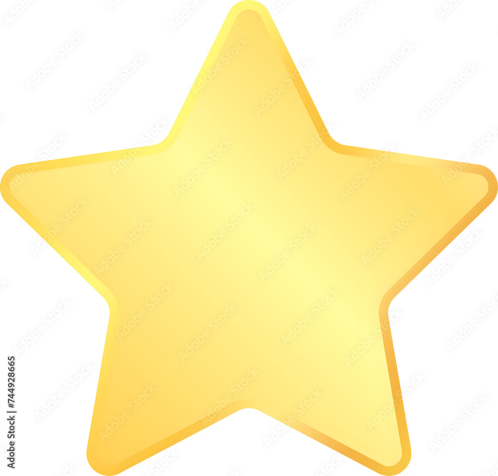 Glossy gold rounded star isolated element clipart for rating rank vip success quality award illustration Glossy gold rounded star isolated element clipart for rating rank vip success quality award illustration