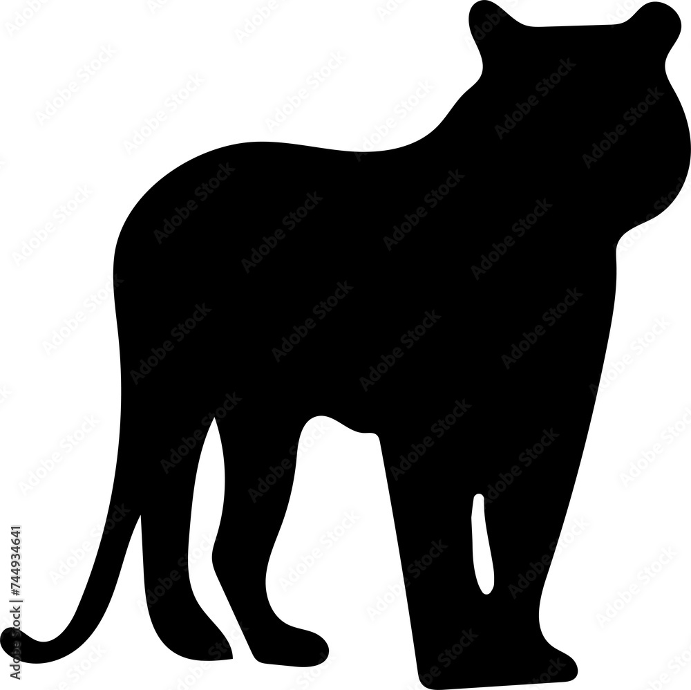 tiger silhouette in vector png. Can be used as a stencil or template for festive decorations, postcards, shop windows, logos, etc, transparent. tiger silhouette in vector png. Can be used as a stencil or template for festive decorations, postcards, shop windows, logos, etc, transparent.