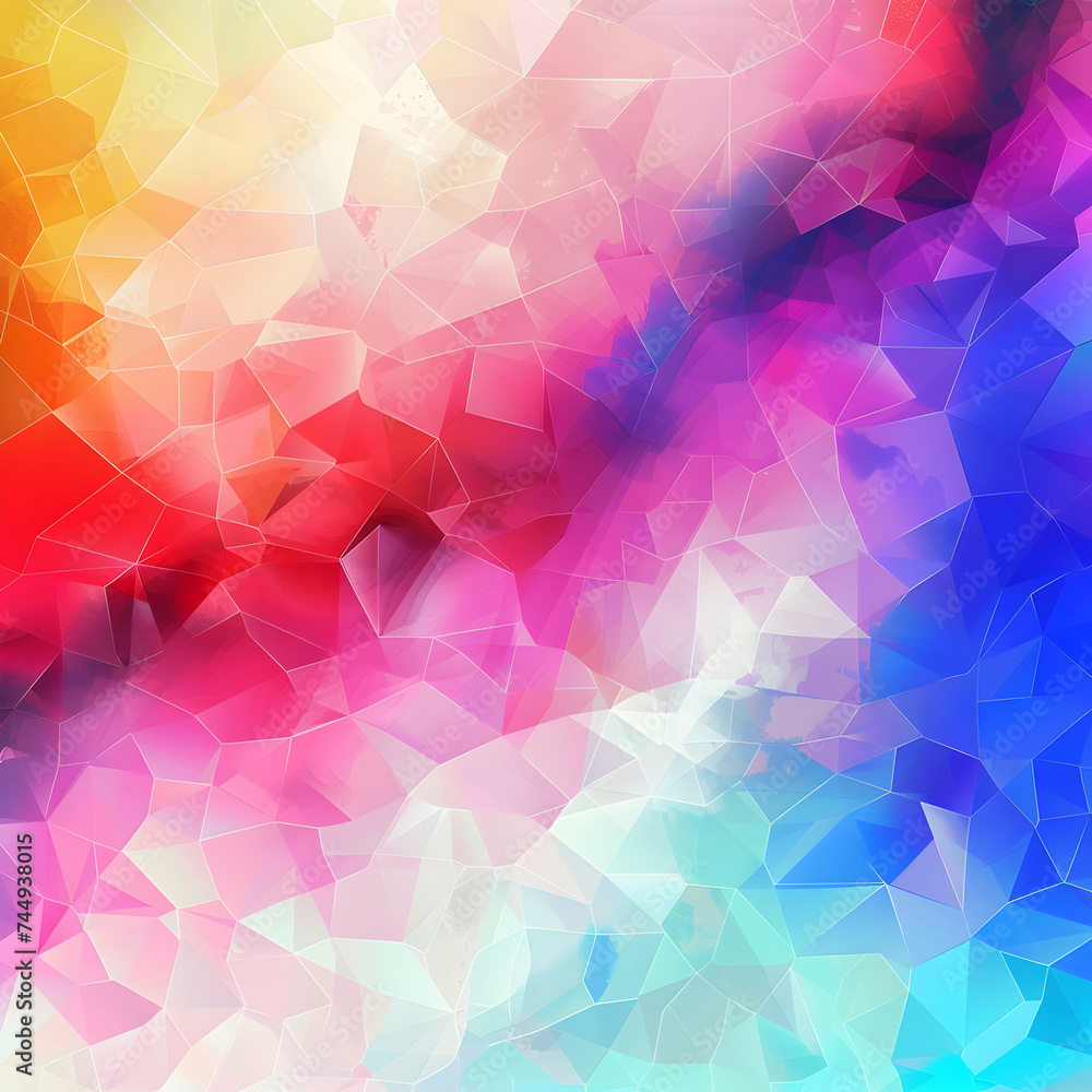 Abstract 2D geometric colorful background Abstract 2D geometric colorful background