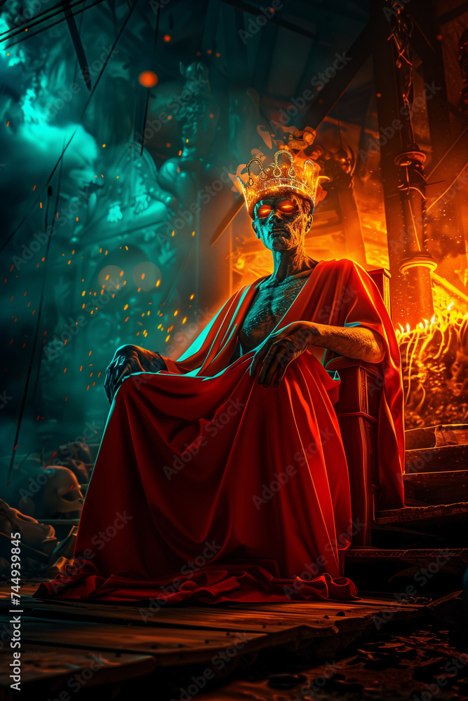 Concept character or scene from an epic fantasy movie, novel, or video game Concept character or scene from an epic fantasy movie, novel, or video game