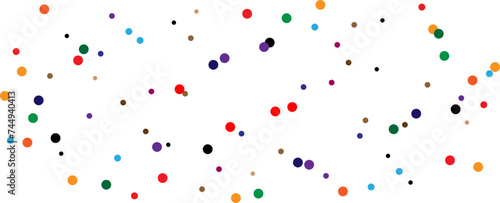 aesthetic colorful dot design vector, dot vector, dot background. Polka dots seamless pattern. Colorful print design for textile, fabric, fashion, wallpaper, background. vector illsutration