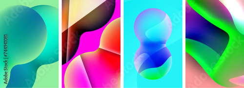 Abstract colors. Abstract backgrounds for wallpaper, business card, cover, poster, banner, brochure, header, website