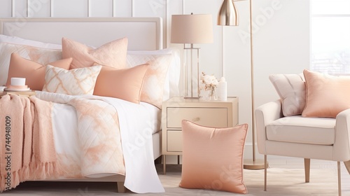 Soft Peach Create a soft and inviting atmosphere with shades of soft peach