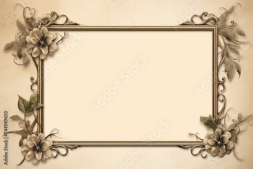 A classic photo frame design with space for a special photo