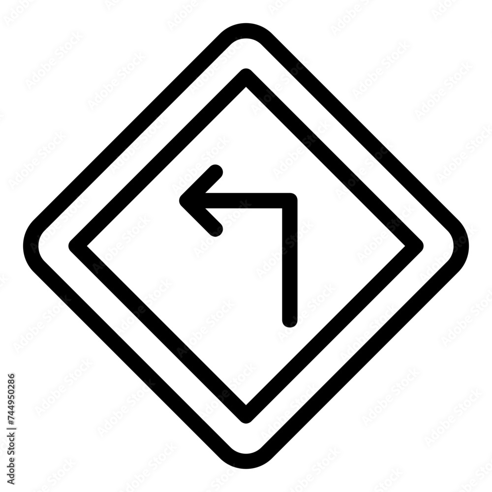 turn left icon turn left icon