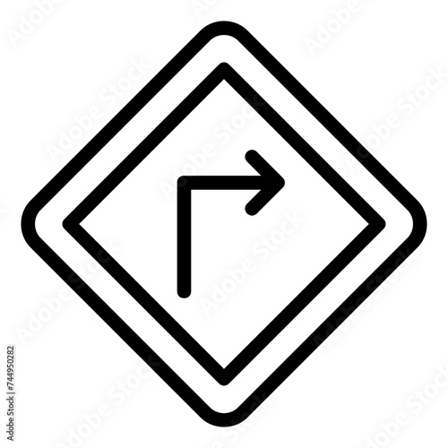 Free Download turn right icon - GFXLoad