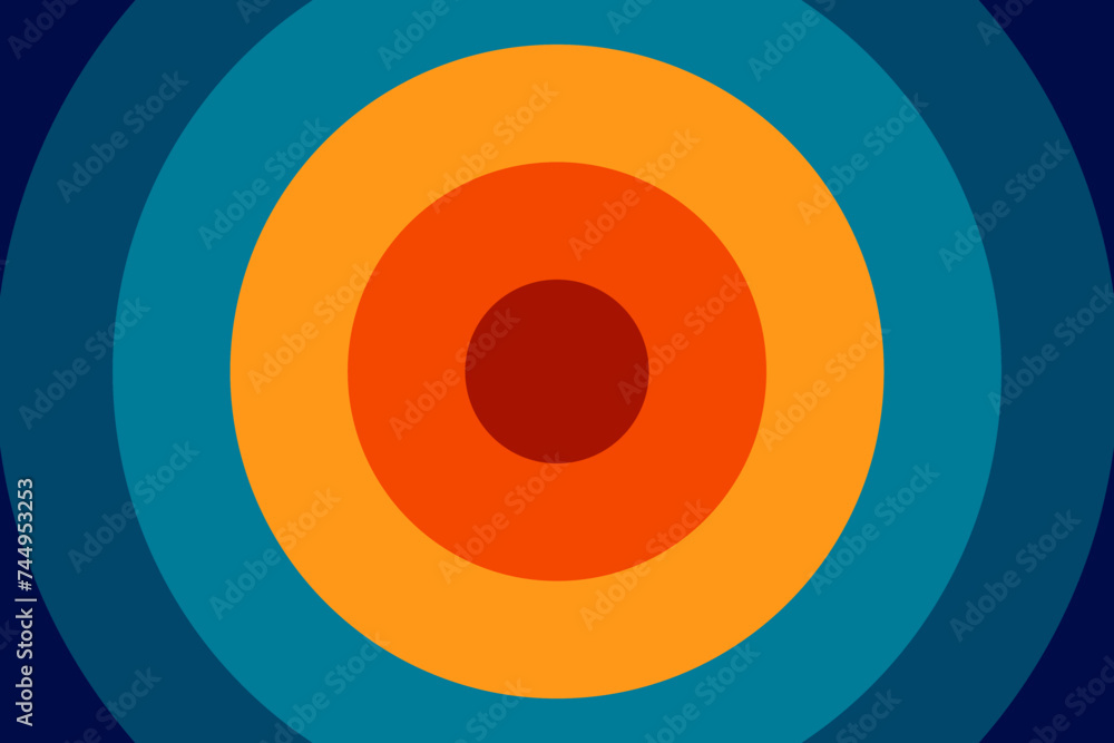 colorful concentric circle pattern background colorful concentric circle pattern background