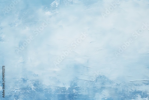 Textured light blue abstract background with distressed vintage grunge texture, distressed paint strokes. © Alexandr