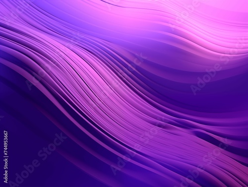 Purple Waves, Background Abstract. Generative AI