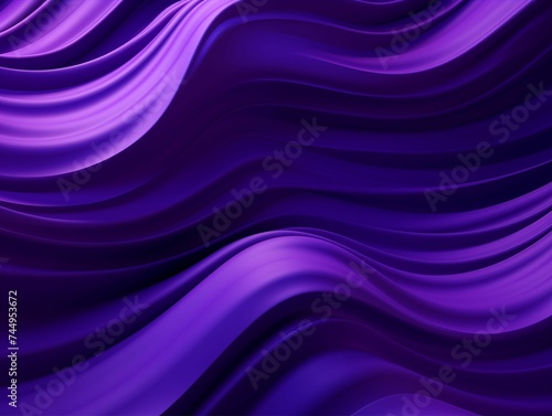 Abstract Wavy Background in Purple. Generative AI