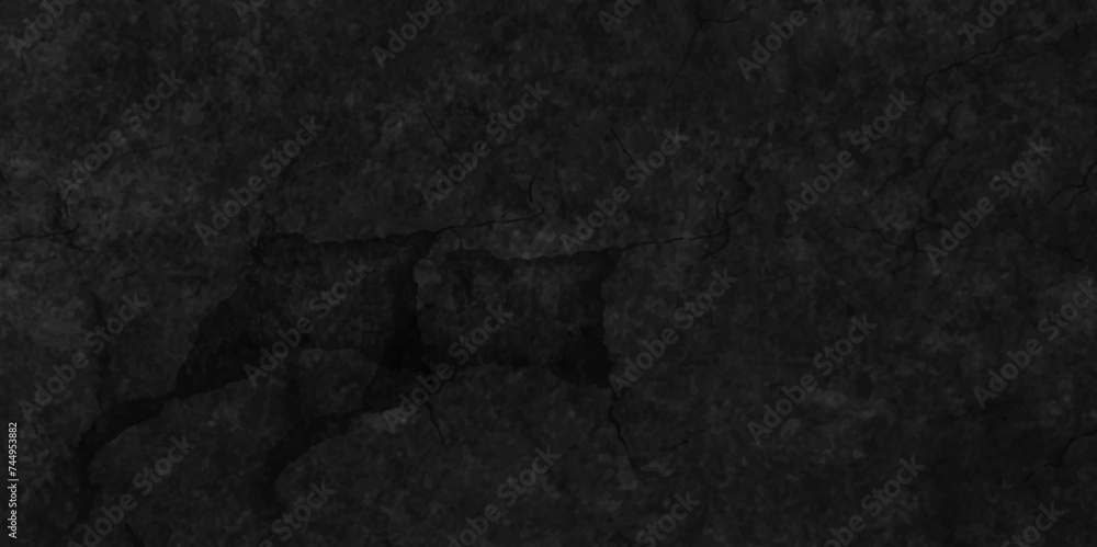 Dark black grunge wall charcoal colors texture backdrop background. Black Board Texture or Background. abstract grey color design are light with white gradient background. Old wall texture cement. - obrazy, fototapety, plakaty 