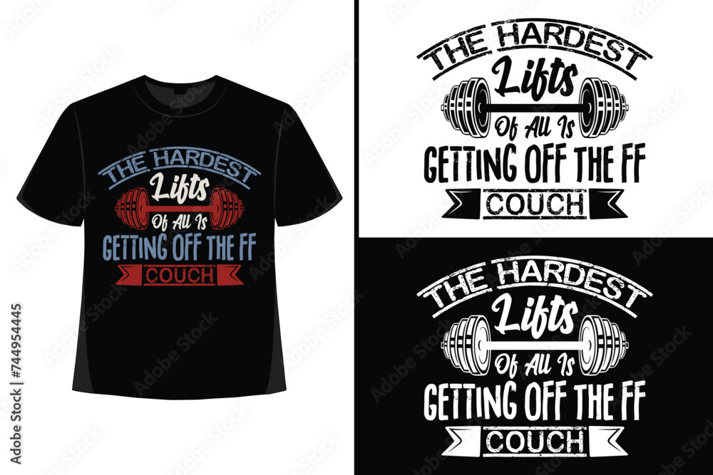 Gym motivational quote with grunge effect and barbell. Workout inspirational Poster. Vector design for gym, textile, posters, t-shirt, cover, banner, cards, cases etc. Gym motivational quote with grunge effect and barbell. Workout inspirational Poster. Vector design for gym, textile, posters, t-shirt, cover, banner, cards, cases etc.