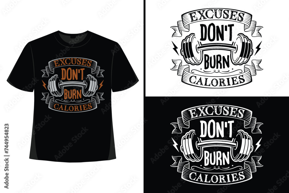 Gym motivational quote with grunge effect and barbell. Workout inspirational Poster. Vector design for gym, textile, posters, t-shirt, cover, banner, cards, cases etc. Gym motivational quote with grunge effect and barbell. Workout inspirational Poster. Vector design for gym, textile, posters, t-shirt, cover, banner, cards, cases etc.