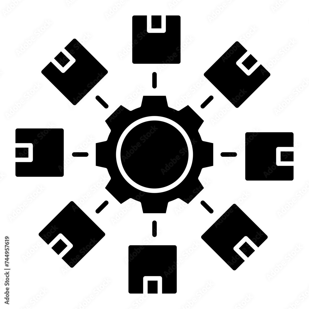 illustration of a set of icons