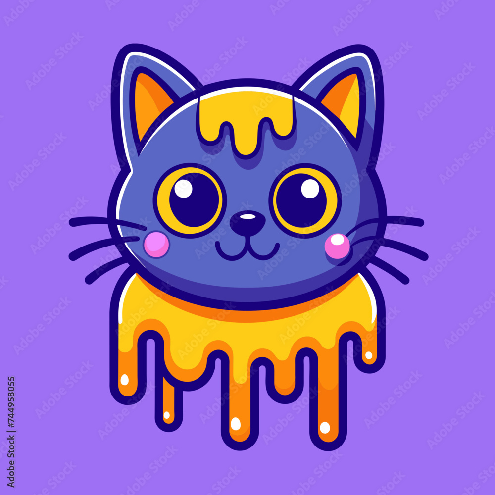 Adorable Cat Design: Cute and Playful Feline Graphic for Trendy T-Shirt Print on Demand, Perfect for Cat Lovers and Casual Wear Enthusiasts Adorable Cat Design: Cute and Playful Feline Graphic for Trendy T-Shirt Print on Demand, Perfect for Cat Lovers and Casual Wear Enthusiasts