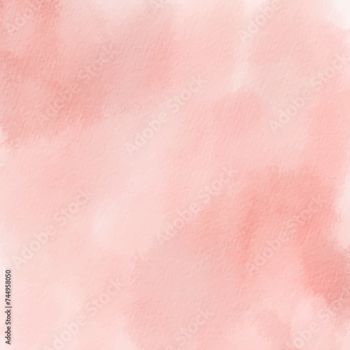 Abstract watercolor pink background vector. Pink watercolor background texture
