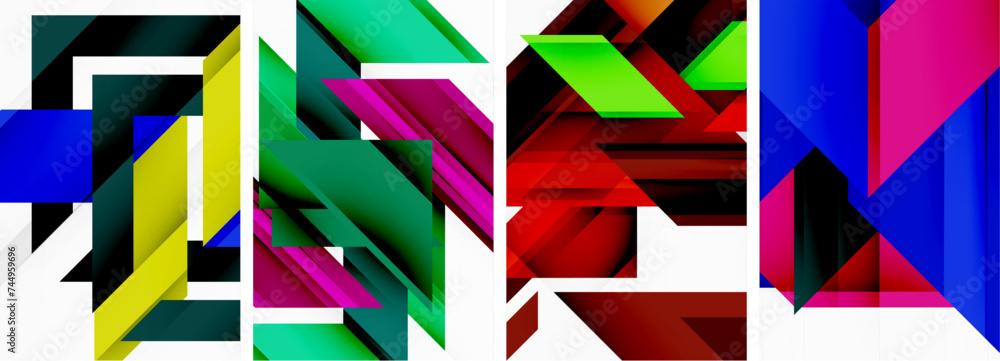 Triangle wallpaper or poster background design Triangle wallpaper or poster background design