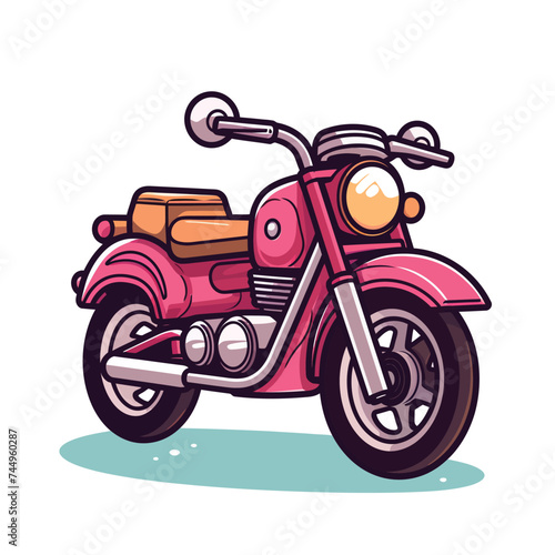 scooter isolated on white background
