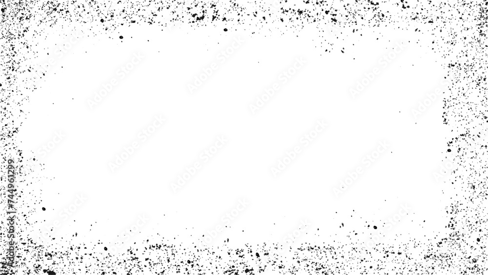 Grunge border frame with ink Grunge border frame with ink