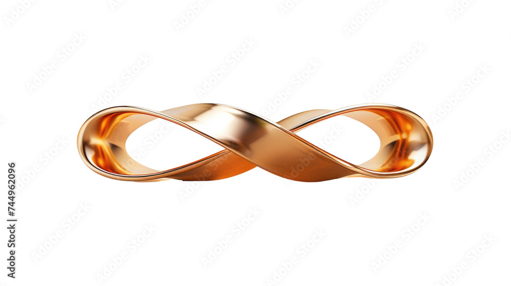 golden flow ribbon isolated on transparent background golden flow ribbon isolated on transparent background