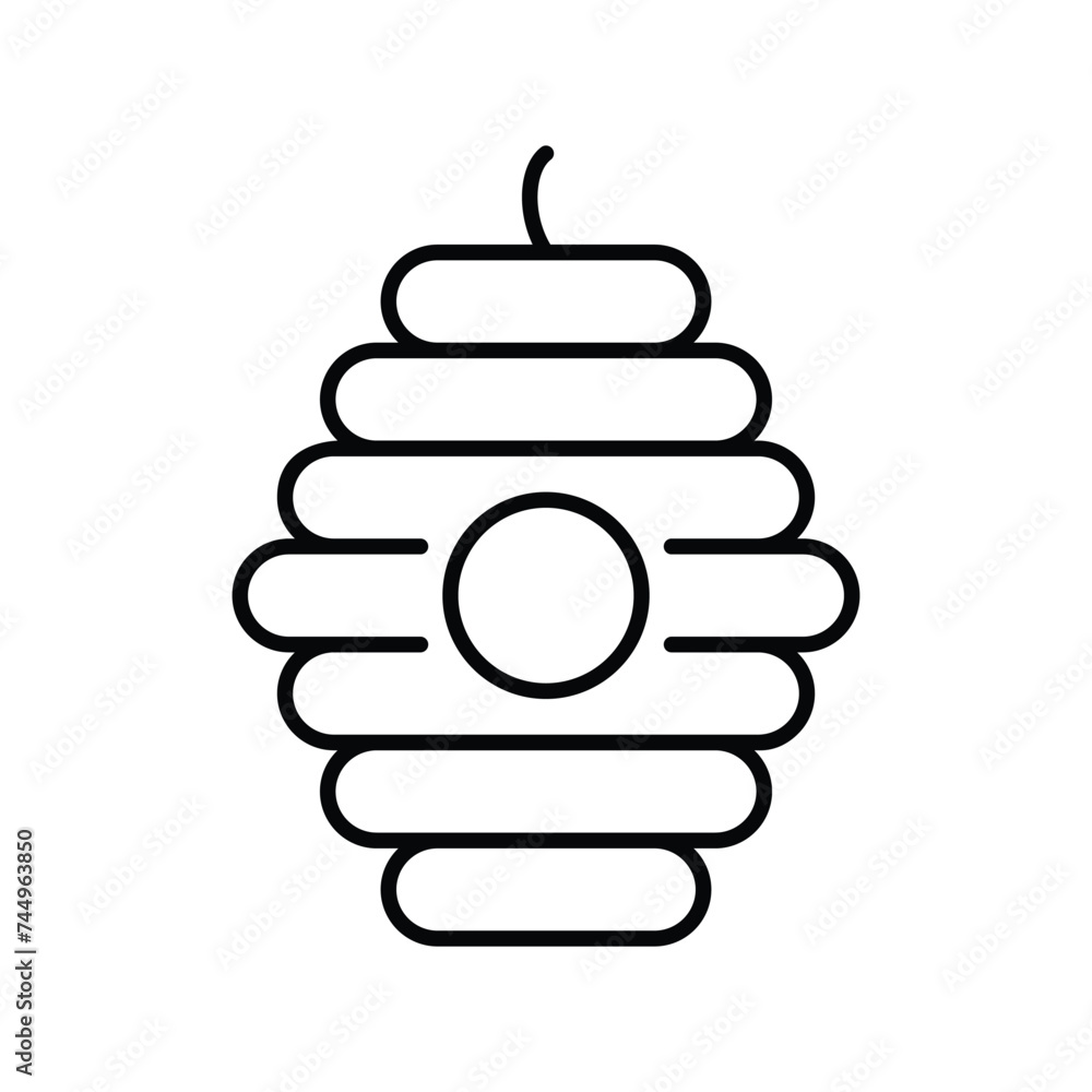 beehive icon with white background vector stock illustration beehive icon with white background vector stock illustration