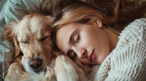 A young woman and her Golde...