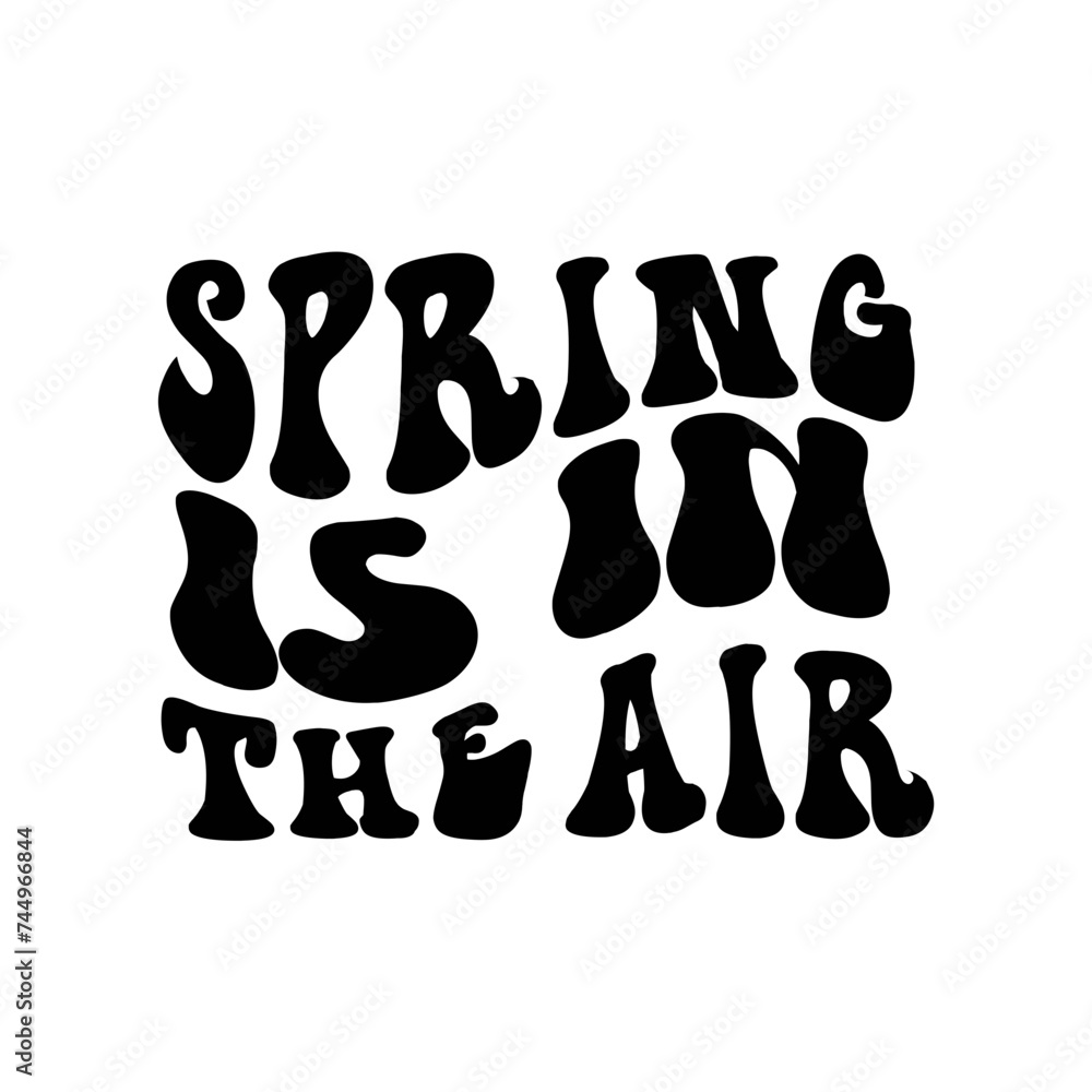 Spring Is In The Air Retro SVG Design