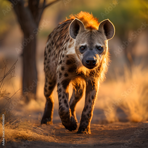 Master of Survival - The Lone Hyena in the Wild, A Study of Strength and Adaptation