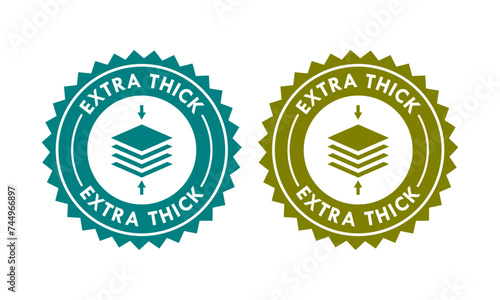 Shatter proof design abdge template illustration. suiatble for label product