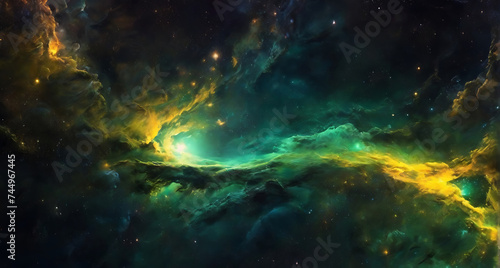 Galaxy space background Celestial Elegance in Cosmic Canvas, Generative AI © Design planet1001