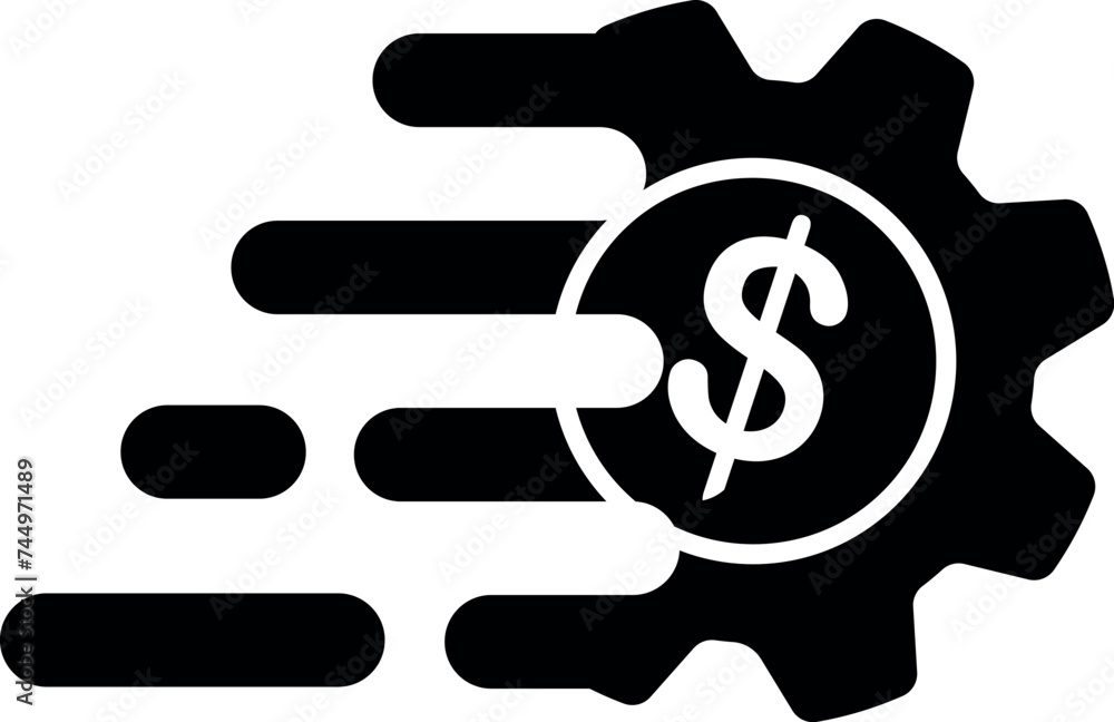 dollar rate increase icon. Money symbol with stretching arrow up. rising prices. Business cost sale icon. cash salary increase. investment growth. vector illustration dollar rate increase icon. Money symbol with stretching arrow up. rising prices. Business cost sale icon. cash salary increase. investment growth. vector illustration